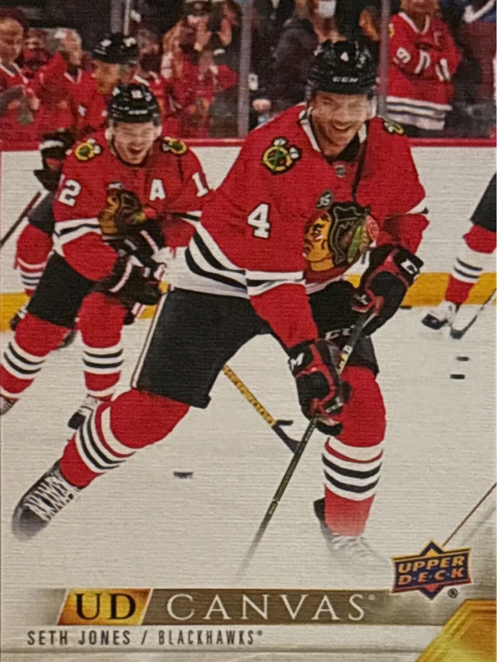 Upper Deck Canvas Seth Jones Hockey Trading Card